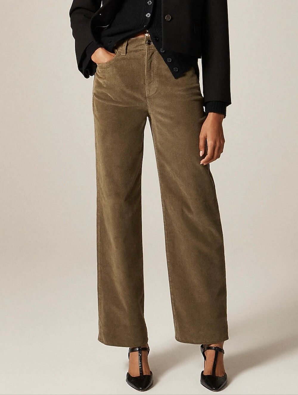 J. Crew Slim Wide Pant In Corduroy 6